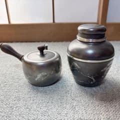 錫器 急須＆茶壺 桐箱付き 未使用品 後藤銅器店 錫器 急須＆茶壺 桐箱付き 未使用品 後藤銅器店 - メルカリ