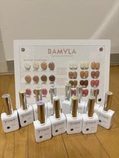 RAMYLA ジェルネイル 12色セット カラーチャート付き - メルカリ