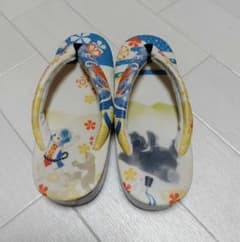草履　かわいい柄　金太郎　桜　金魚のサムネイル