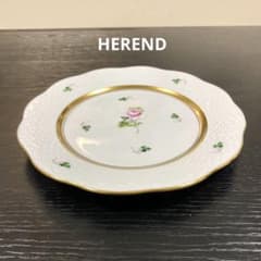 HERENDヘレンドウィーンの薔薇150周年記念花柄プレート 19cm - メルカリ