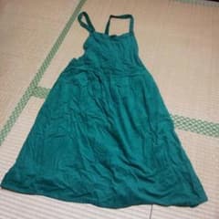 濃緑のサロペットスカートのサムネイル