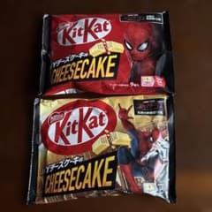 키트 컷 NY 치즈 케이크 맛 스파이더 맨 2 봉지 세트