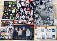 Non-sale item Jujutsu Kaisen bonus set: Student ID sticker, GIGA Jump clear file