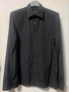 PRADA 23SS コットン長袖シャツ ブラック UCN482 S231 PRADA 23SS コットン長袖シャツ ブラック UCN482 S231 - メルカリ