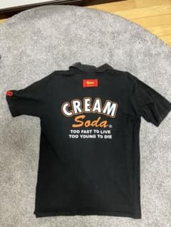 限定値下げ　CREAM SODA ポロシャツ ブラック スカルロゴのサムネイル