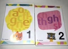 美品　ワールドワイドキッズ　フォニックスDVD ①②のサムネイル