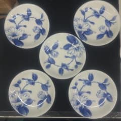 美品！平户焼　花鳥図 皿　5枚 古美術 明治時代 美品！平户焼 花鳥図 皿 5枚 古美術 明治時代 - メルカリ