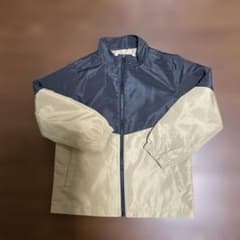 ネイビー/ベージュ ナイロンジャケット 美品 - メルカリ