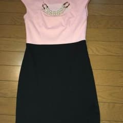 キャバドレス♡パール付きミニワンピースのサムネイル