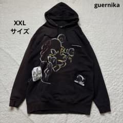 guernika ゲルニカ ペイントパーカー フーディー 黒 長袖 XXL 希少
