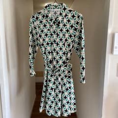☆ZARA レトロ柄シャツワンピース☆のサムネイル