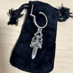 CHROME HEARTS ダガー フープピアス 片耳用 - メルカリ