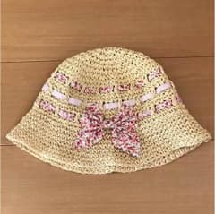 【専用】麦わら帽子 リボン 56㎝のサムネイル