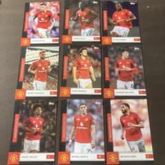 マンチェスター・ユナイテッド 選手カードセット - メルカリ