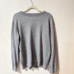 UNIQLO ワッフル長袖 グレー Lサイズのサムネイル