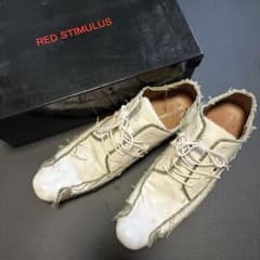RED STIMULUS レースアップシューズ ダメージ加工　27〜28cmのサムネイル