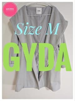 GYDA グレー フード付きコートジャケット サイズＦのサムネイル