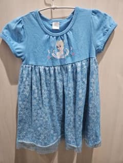 Disney Frozen エルサ 半袖ワンピースのサムネイル
