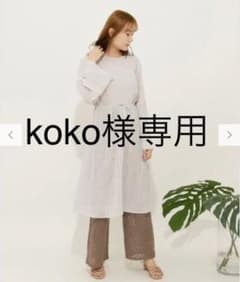 ワイドスリーブシアーワンピースのサムネイル