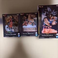 ドラゴンボールフィギュア 3種セット History Box Grandista