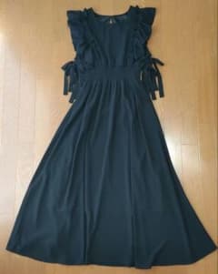 美品グレイル tw1059 ノースリーブワンピース黒 M