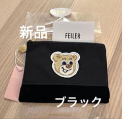 新品未使用】新作ブラック オールドテディ ワッペンポーチ 黒