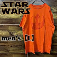 A39 [STAR WARS] 캐릭터 T 셔츠 [맨즈 L] 오렌지