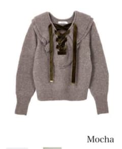 herlipto☆Lace Up Wool-blend Pulloverのサムネイル