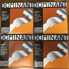 新品】バイオリン弦 ドミナントセット 4/4サイズ Eボールエンド - メルカリ