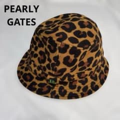 パーリーゲイツ 帽子 ハット レオパード ヒョウ柄 フリーサイズ - メルカリ