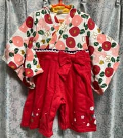 袴ロンパース 女の子  ディズニー　90サイズのサムネイル