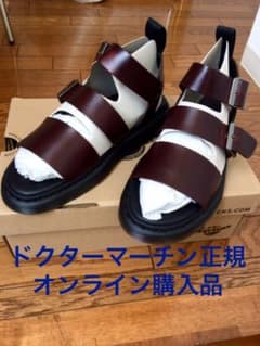 ドクターマーチン グリフォン サンダル ブラウン グラディエーターサンダルのサムネイル