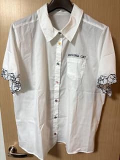 しまむら 半袖ブラウス 袖元デザイン TYTYCLAPPY 猫 4Lサイズ 防水のサムネイル