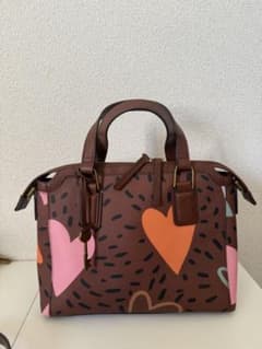 FOSSIL ハート柄 ショルダーバッグのサムネイル
