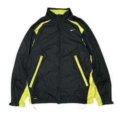 NIKE 00s アーセナル　ナイロンジャケット 00s NIKE ナイロンジャケット 黒 XL archive tech Y2K - メルカリ