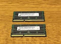 Micron ノートPC用メモリ 2GB 2枚セット - メルカリ