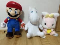 ぬいぐるみ 3点セット マリオ ムーミン うさぎのサムネイル