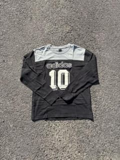 90’s adidas trefoil 10 logo L/S tee