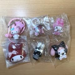 サンリオ　マイメロ めじるし　モノトーン　フィギュア　ガチャ　まとめ売りのサムネイル