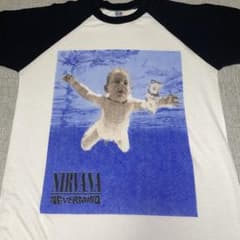 【値下げ可】90s ニルヴァーナ ヴィンテージ 七分袖 Tシャツのサムネイル