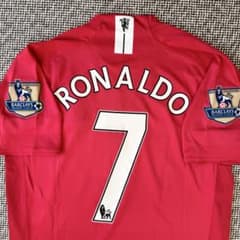 【チャンピオンパッチ付】C・ロナウド ＃７ マンチェスター・U ０７／０９（H） チャンピオンパッチ付】C・ロナウド ＃7 マンチェスター・U 07