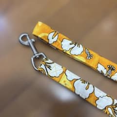 犬用リード 花柄 イエロー（大型犬用として購入）のサムネイル