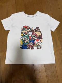 マリオ　白　Ｔシャツ 100サイズのサムネイル