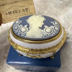 箱あり・未使用】小樽オルゴール堂 カメオ オルゴール 小物入れ