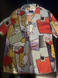 ZARA コミック柄 半袖シャツ リラックスフィットのサムネイル