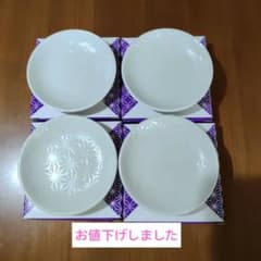 【新品　非売品】たち吉×木曽路 小皿 4枚セット 和柄 磁器のサムネイル