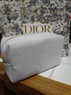 ディオール Dior ポーチ ホワイト ノベルティ 非売品 クリスマスのサムネイル