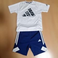 adidas キッズ Tシャツ ショートパンツ セット　150のサムネイル