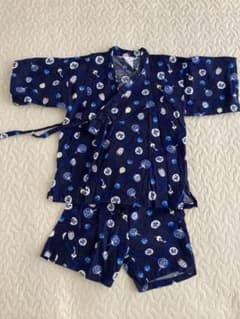 甚平 男の子 120 美品　紺のサムネイル