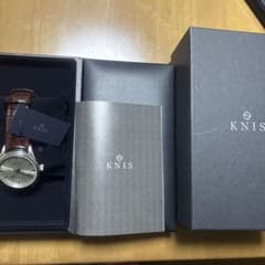 KNIS 自動巻き時計 ゴールド/ブラウンのサムネイル